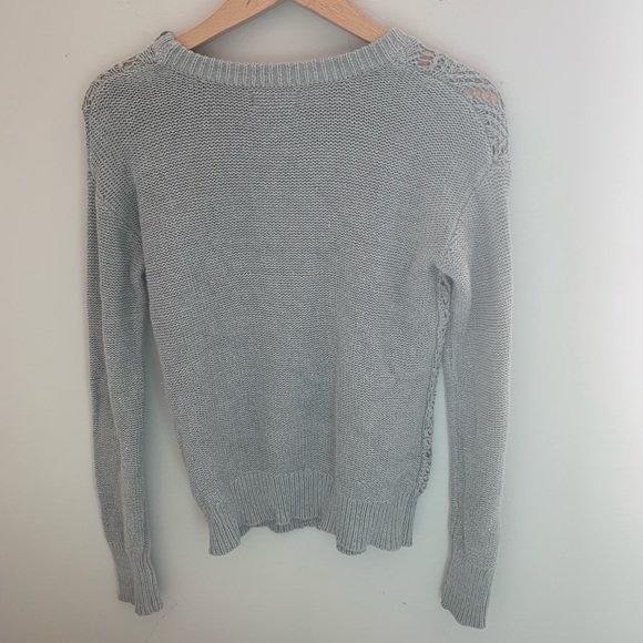 Gray knitted sweater - Picture 2 of 4